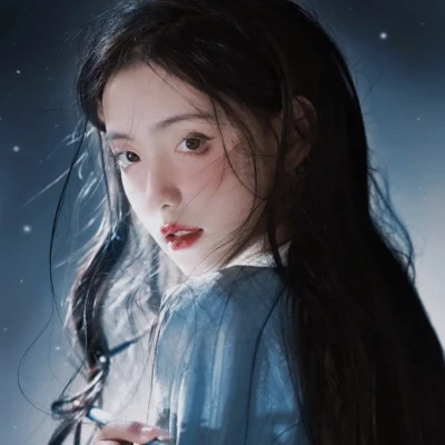 女生复古氛围感头像