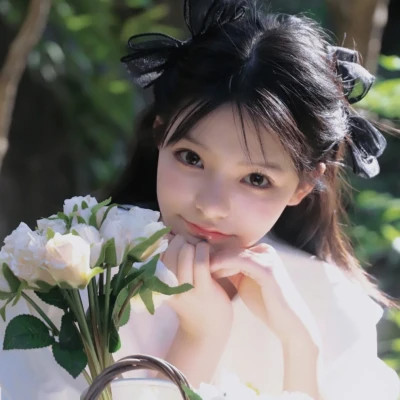 女生复古氛围感头像