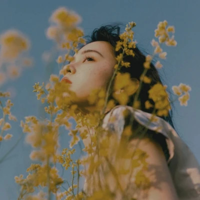 文艺复古女生头像森系