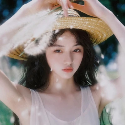文艺复古女生头像森系