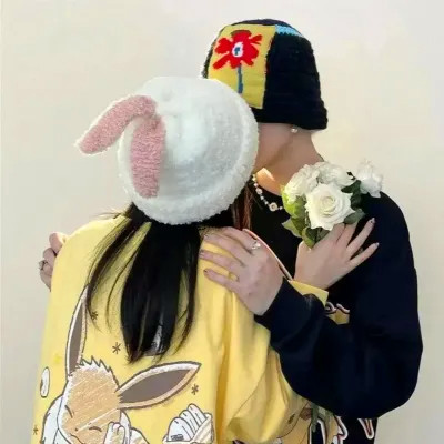 情侣头像慵懒偏冷淡风