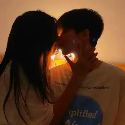 真人情头高级质感一人一半