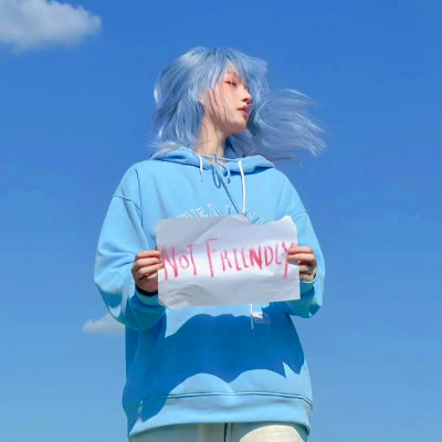 真人情头高级质感一人一半