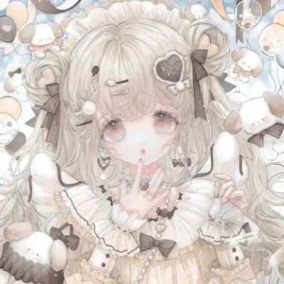 动漫梦幻闺蜜头像可爱精致图片