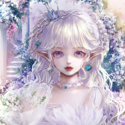 动漫梦幻闺蜜头像可爱精致图片