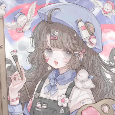 动漫梦幻闺蜜头像可爱精致图片