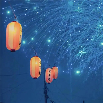 烟花头像唯美图片