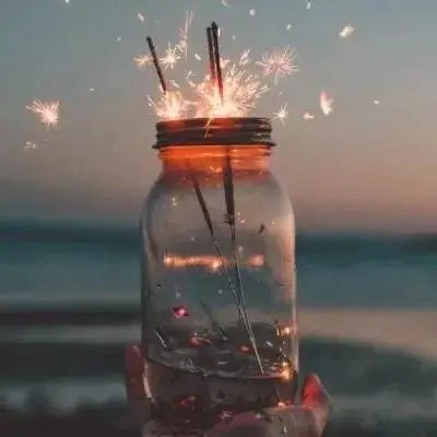烟花头像唯美图片