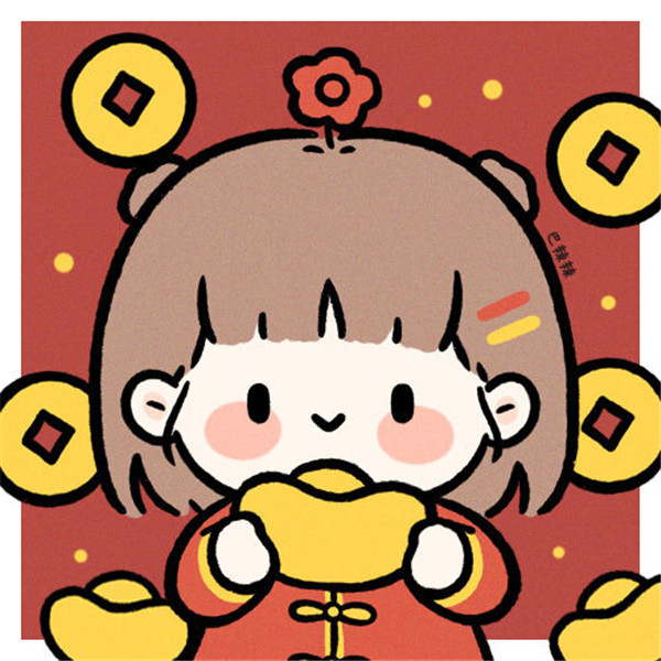 2025年兔年新年喜庆闺蜜头像图片