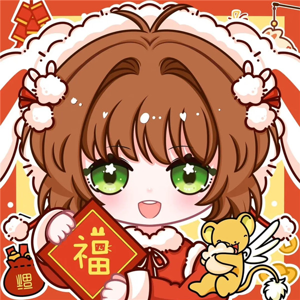 2025年兔年新年可爱卡通情侣头像图片