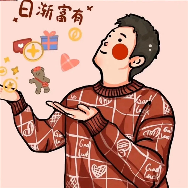 2025年兔年新年可爱卡通情侣头像图片