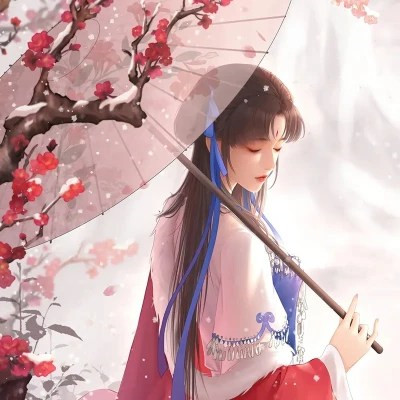 古风仙气女生唯美手绘头像