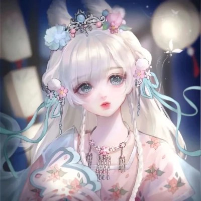 古风仙气女生唯美手绘头像