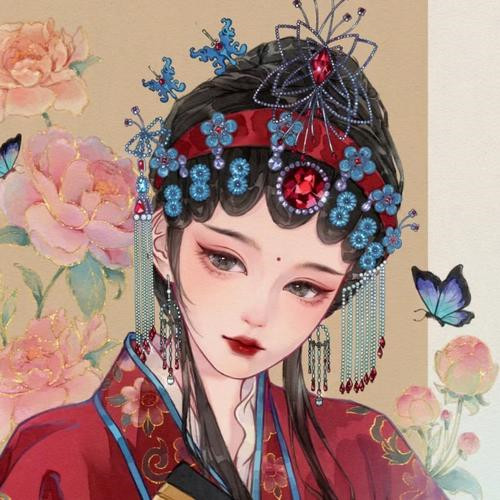 头像图片2025最火爆古风女生流行