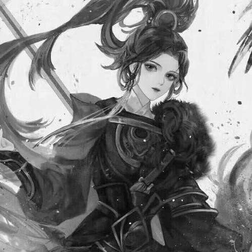 高清黑白古风头像女生图片好看