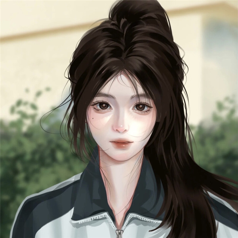 高质量小众头像手绘女生