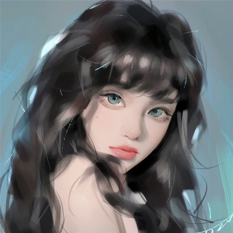高质量小众头像手绘女生