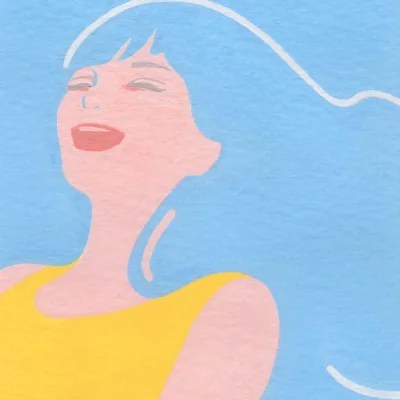 超酷个性水彩男女头像图片