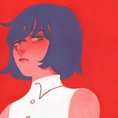 超酷个性水彩男女头像图片