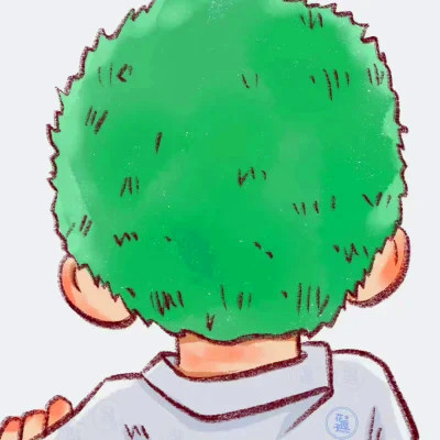 海贼王索隆可爱手绘头像