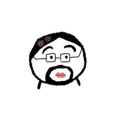 简笔画大胡子沙雕趣味头像图片