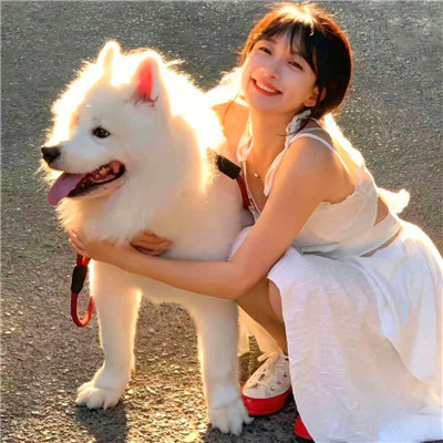 女生跟宠物的那种情头