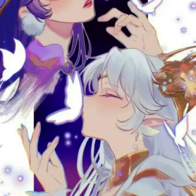 惊艳的动漫闺蜜头像