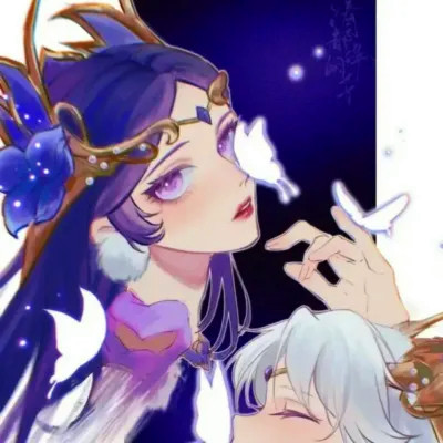 惊艳的动漫闺蜜头像