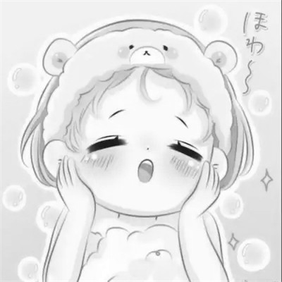 二次元黑白动漫闺蜜头像一对