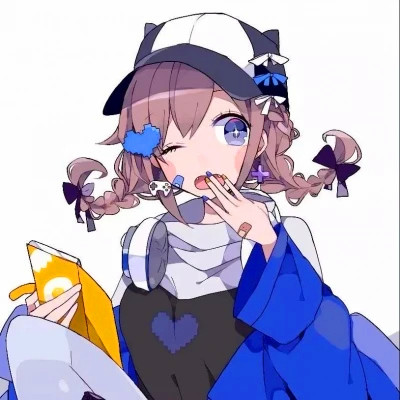 头像女动漫风闺蜜四人