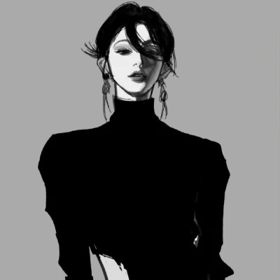 高质量手绘动漫头像女