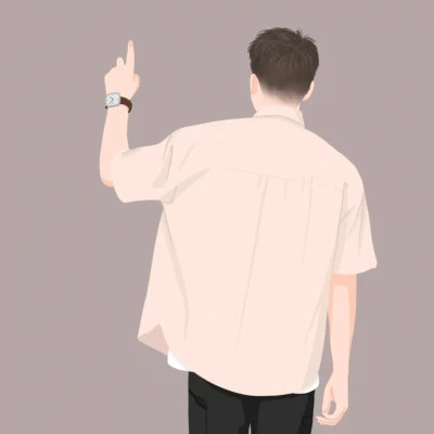 情侣头像插画手绘优质精选