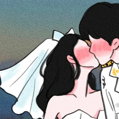情侣头像插画手绘优质精选