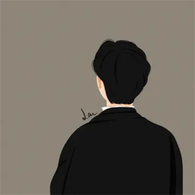 2025很火的手绘头像情侣好看图片
