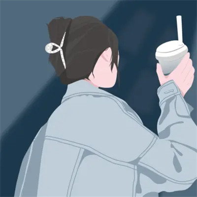 2025很火的手绘头像情侣好看图片
