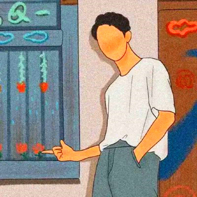 超火好看的2025最新手绘情侣头像
