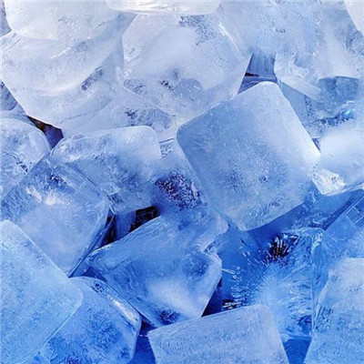 清凉冰块背景头像图片