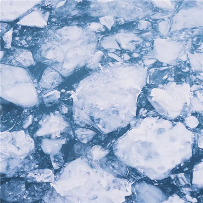 清凉冰块背景头像图片