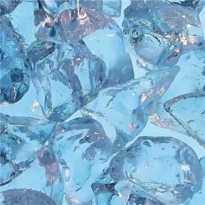 清凉冰块背景头像图片