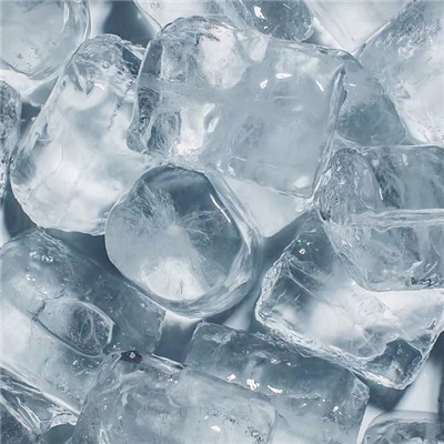 清凉冰块背景头像图片