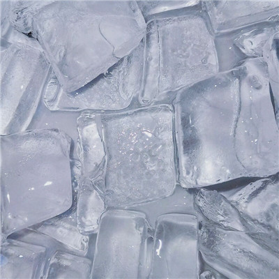清凉冰块背景头像图片