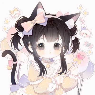 2025动漫女孩头像呆萌可爱