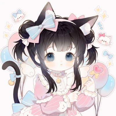 2025动漫女孩头像呆萌可爱