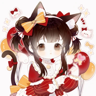 2025动漫女孩头像呆萌可爱