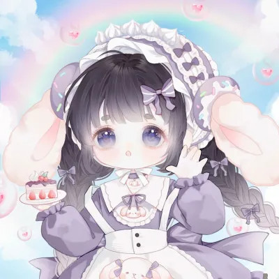 2025动漫女孩头像呆萌可爱