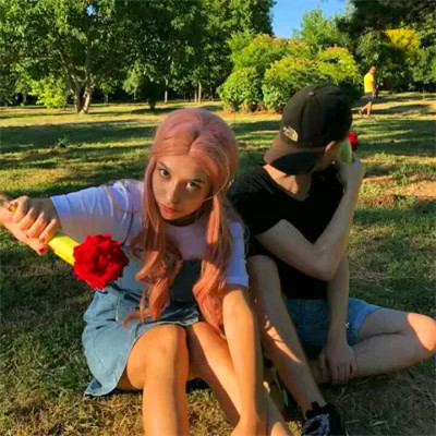 欧美情头ins双人高清