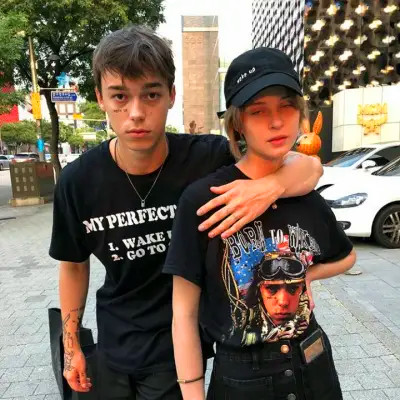 欧美情头ins双人高清
