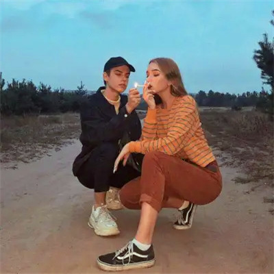 欧美情头ins双人高清