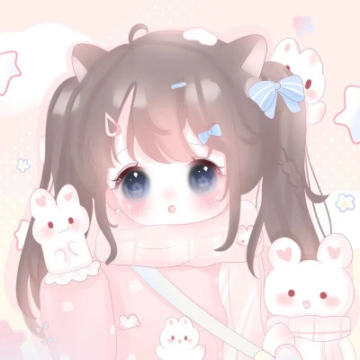 卡通Q版可爱女生头像