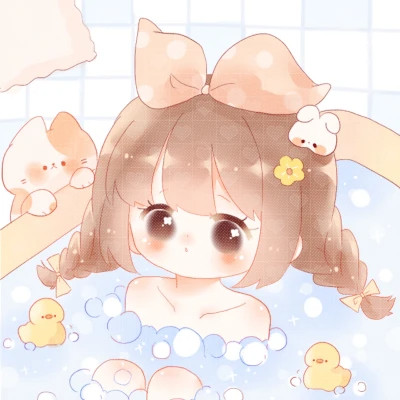 卡通Q版可爱女生头像